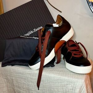 BNIB Ermenegildo Zegna sneakers. Men’s size 8. NEVER WORN!!